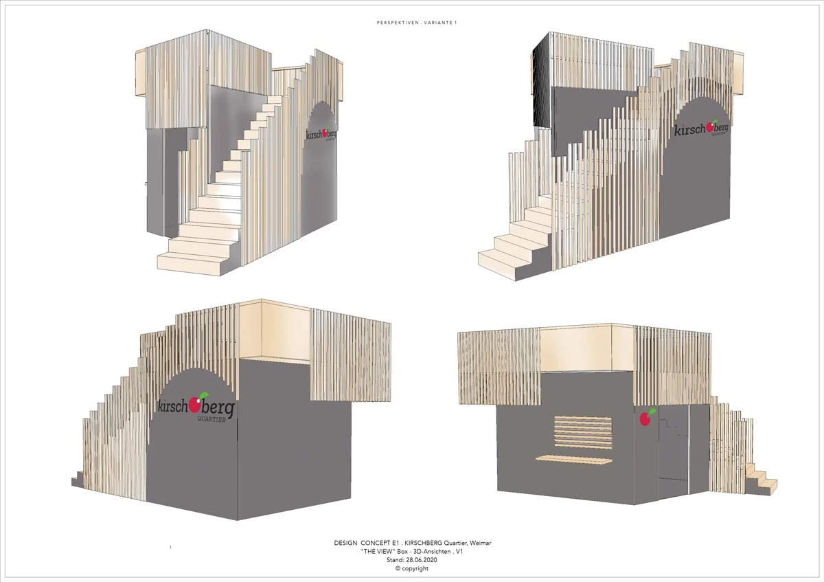 Designkonzept-Kirschbergquartier-Weimar-Infobox_Planung_3D-Skizzem_Aussenansichten_V1