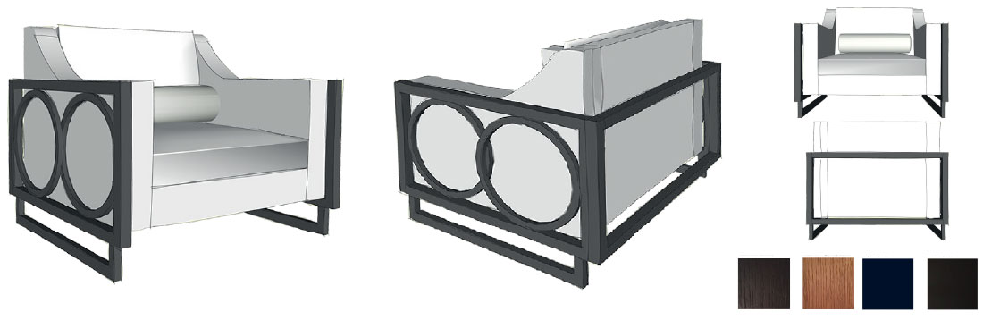 moebeldesign sessel claude Möbeldesign